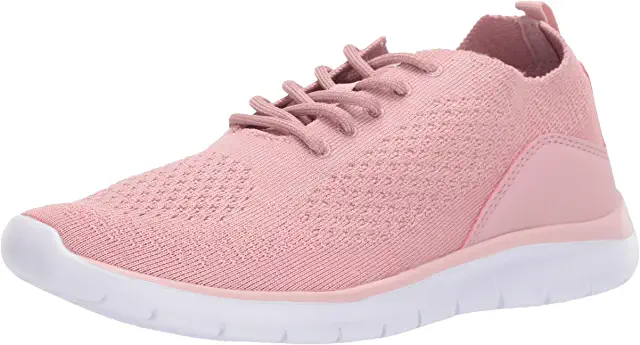 Waterproof Knit Athletic Sneakers - Pink